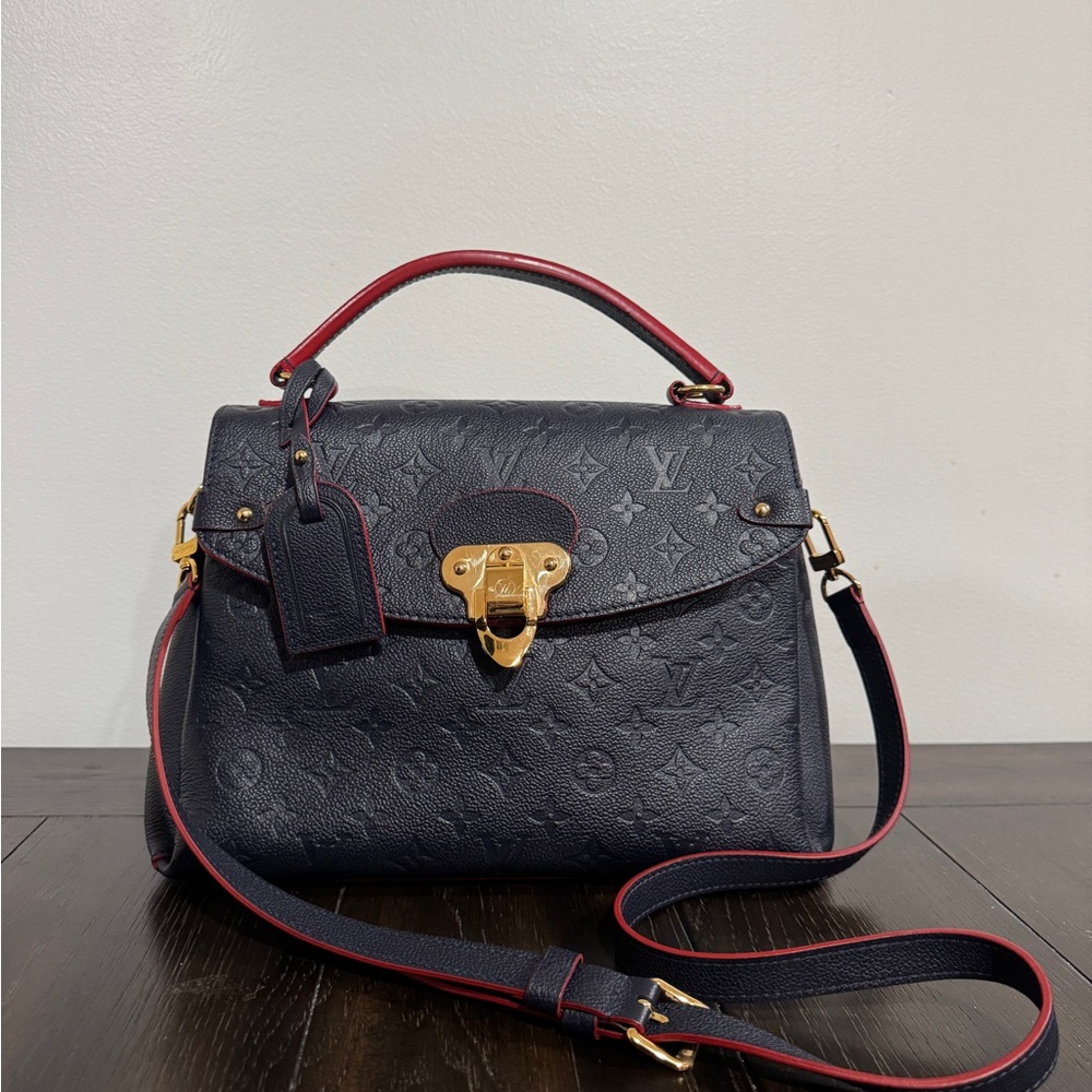 Louis Vuitton Blue and Red Satchel - Picture 1 of 16